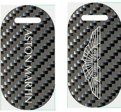 Fabspeed Motorsport Fabspeed Aston Martin Silver Crest Carbon Fiber Keyring