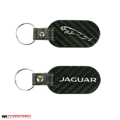 Fabspeed Motorsport Fabspeed Jaguar Cat and Script Carbon Fiber Keyring Fabspeed Motorsport Fabspeed Jaguar Cat and Script Carbon Fiber Keyring