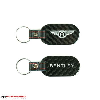 Fabspeed Motorsport Fabspeed Bentley Crest and Script Carbon Fiber Keyring Fabspeed Motorsport Fabspeed Bentley Crest and Script Carbon Fiber Keyring
