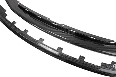 Carbon Fiber 2 Piece Front Bumper Splitter - Porsche 991.2 Carbon Fiber 2 Piece Front Bumper Splitter - Porsche 991.2