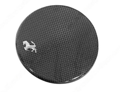 Carbon Fiber Fuel Door With Cavallino F8 Tributo Spider Ferrari Carbon Fiber Fuel Door With Cavallino F8 Tributo Spider Ferrari
