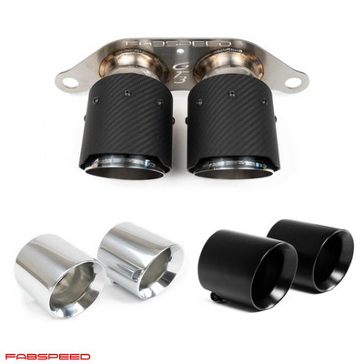 Fabspeed Motorsport Fabspeed Porsche 997 GT3 / GT3 RS Deluxe Dual Style Tips Fabspeed Motorsport Fabspeed Porsche 997 GT3 / GT3 RS Deluxe Dual Style Tips