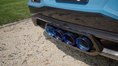 Fabspeed Chevrolet Corvette C8 ZR1X Titanium Quad Tips (2025+)