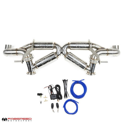Fabspeed Motorsport Fabspeed Audi R8 V10 Valvetronic Supersport X-Pipe Exhaust System 2009-2015 Fabspeed Motorsport Fabspeed Audi R8 V10 Valvetronic Supersport X-Pipe Exhaust System 2009-2015