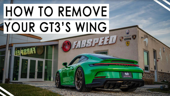 How to Install 911 992 GT3 Wing Riser Delete Kit