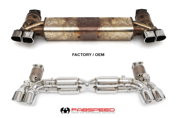 Porsche 991.2 Turbo Valvetronic Supersport X-Pipe Exhaust System