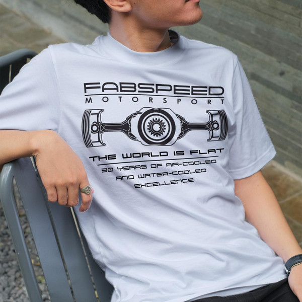 Fabspeed Motorsport The World Is Flat Porsche T-Shirt