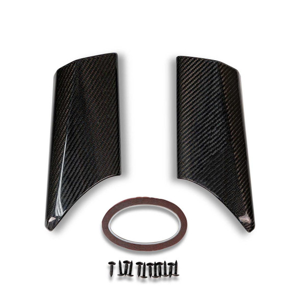 Chevrolet Corvette C8 Z06 w/ Z07 Package Carbon Fiber Wing Risers