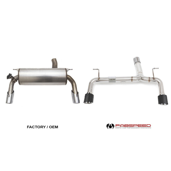 Fabspeed BMW M235i (F22) Muffler Bypass Exhaust System - Fabspeed