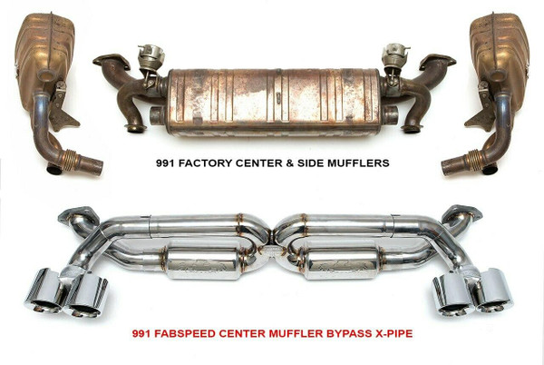 Fabspeed Porsche 991 Carrera Supersport X-Pipe Exhaust System