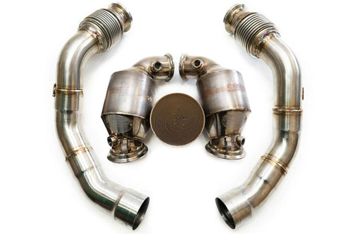 Fabspeed BMW X5M / X6M Primary Sport Catalytic Converter Downpipes (2020-2023)