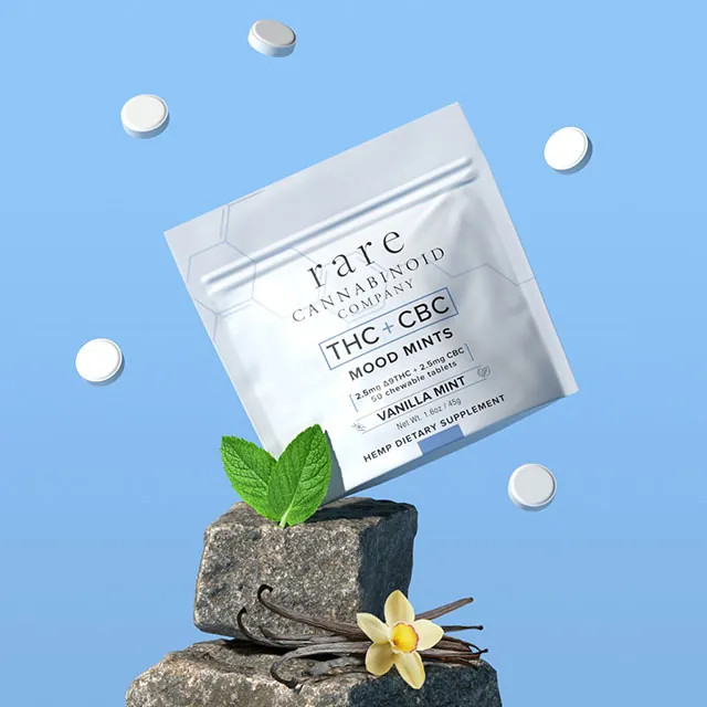THC + CBC Mood Mints | Rare Cannabinoid Company