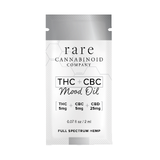 THC + CBC Mood Oil sample packet from Rare Cannabinoid Company