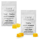 THC + THCV Gummies and THCV Gummies from Rare Cannabinoid Company