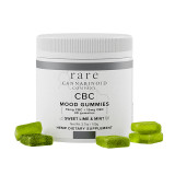 CBC gummies for mood support made with CBC and CBD, THC-free CBC Mood Gummies by Rare Cannabinoid Company.