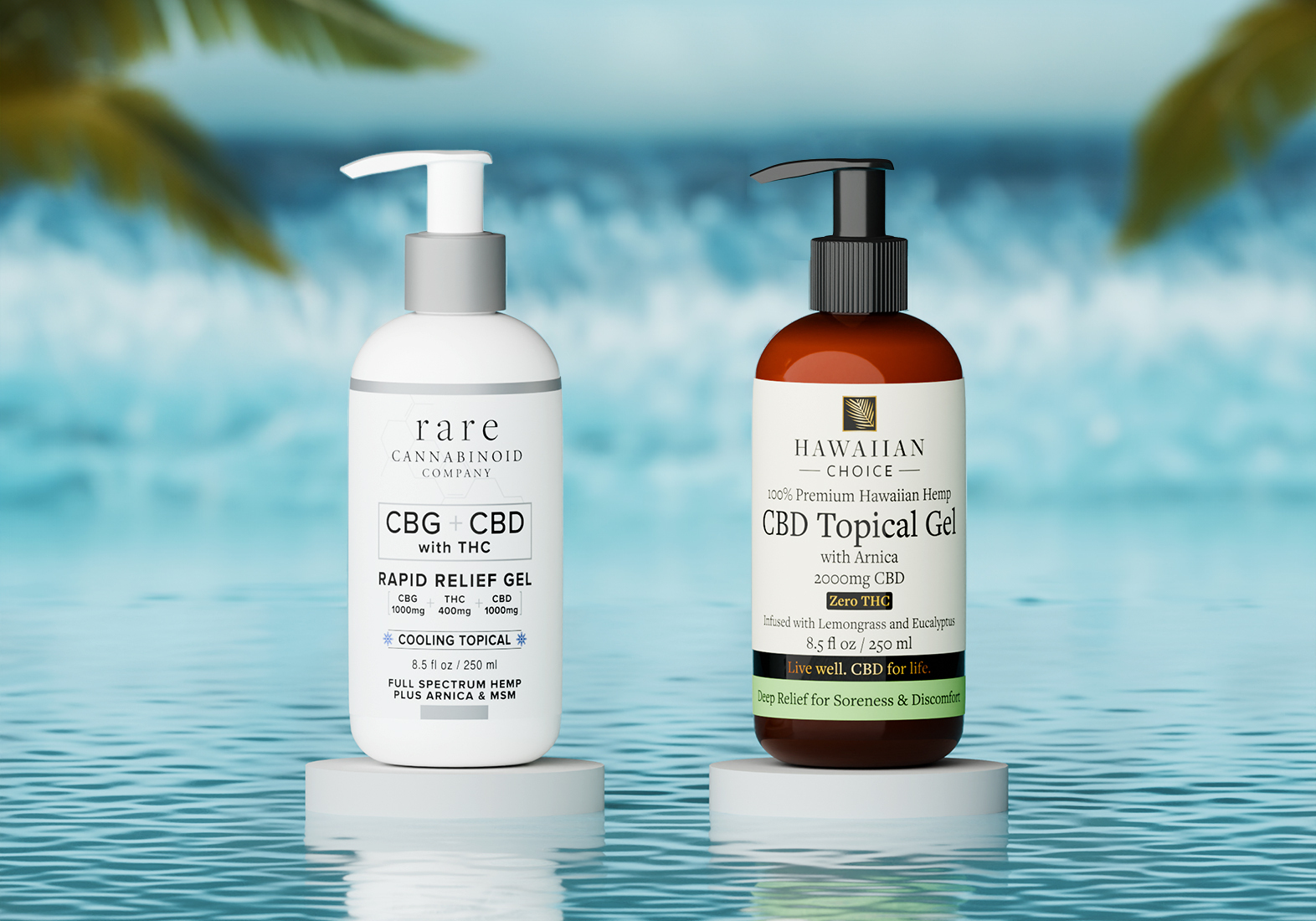 Topicals: THC, CBG, CBD Cream Gels For Muscle & Joint Relief