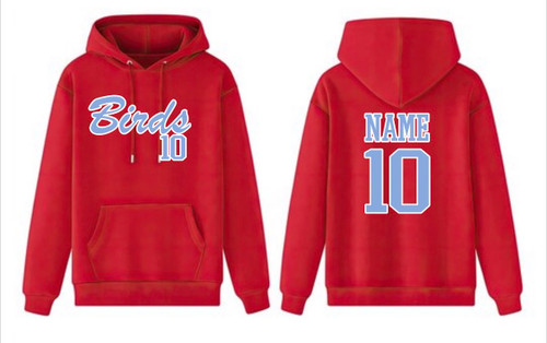 Red birds hoodie