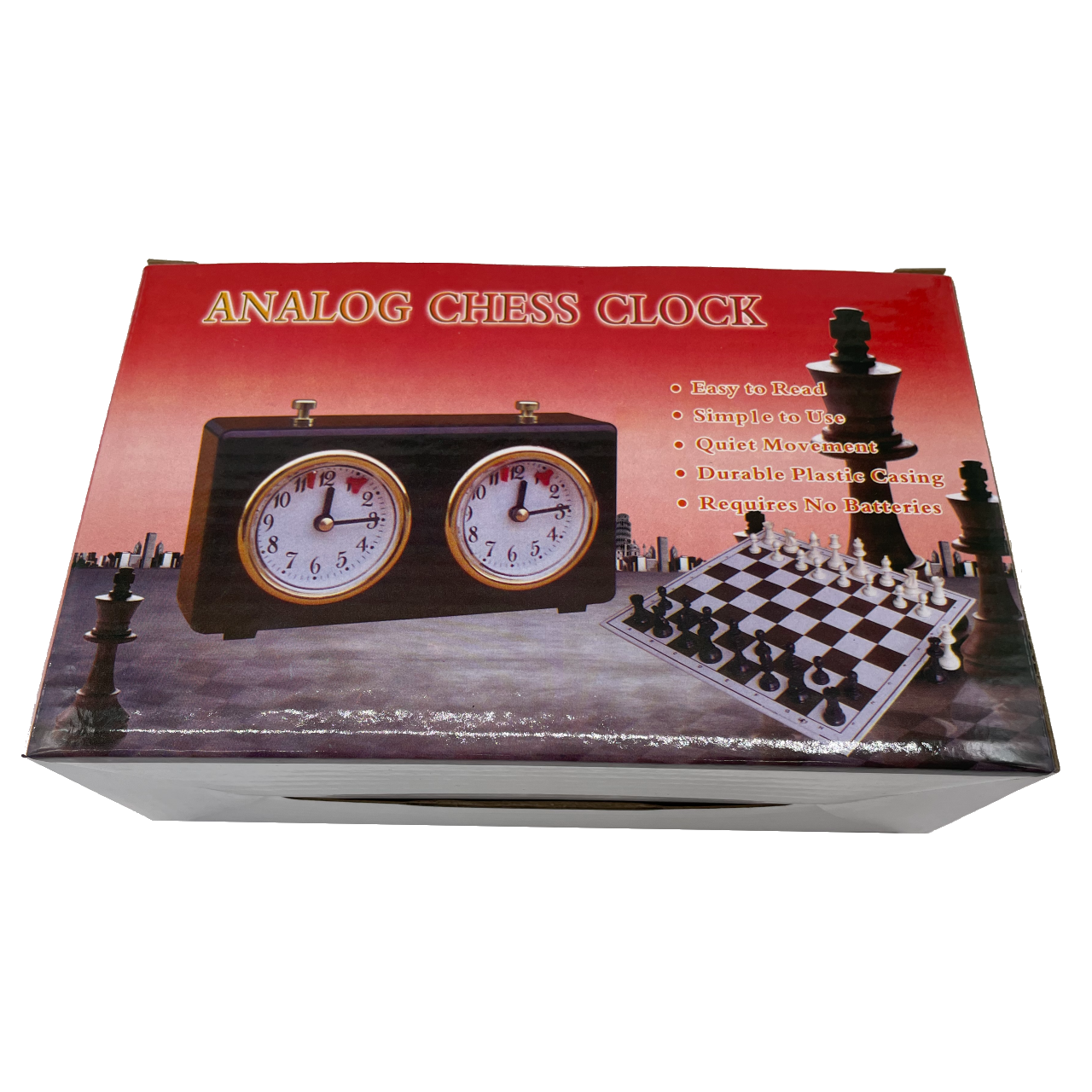 Wooden Analog Chess Clock Chess World