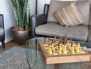 Paris Coffee Table Chess Set - Lifestyle
