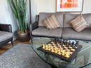 Queen's Gambit chess set - living room