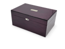Dal Rossi Mahogany Storage Box for Chess Pieces - side view