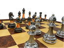 Segreto Grande Drawers Chess Set - mid game