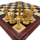 Rex Noir Luxury Camelot 4.5" / 118mm Ebony / Boxwood pieces with KFC1 Box light