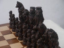 Berkeley Chess Reynard The Fox (Brown) Chessmen pieces (BC2015) dark4