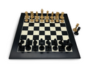 Board featured with Dal Rossi 105mm Ebony/Boxwood Double Weighted Chess Pieces