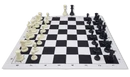 Tournament Chess Set 95mm Double Weighted Pieces with black & white Folding Board