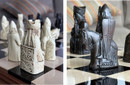 Isle of Lewis Chess Pieces - detail