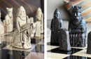 Isle of Lewis Chess Pieces - detail
