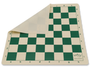 Tournament Silicone Chess Board (BB003) green and beige - roll up