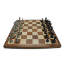 Rex Noir Prestige International Design Metal / Brass Chess Pieces (PRE-INT-83) on board 2