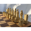Berkeley Chess English Heritage (Brown) Chessmen pieces (BC2008) light1