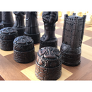 Berkeley Chess English Heritage (Brown) Chessmen pieces (BC2008) dark1