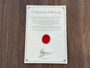 Certificate of authenticity