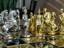 Greek Roman chess set detail - bishops
