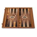 Backgammon set walnut wood handmade side racks
