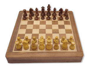 London Coffee Table Chess Set - front view
