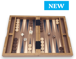 Dal Rossi Magnetic Folding Travel Backgammon Set