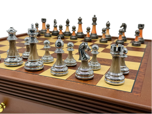 Segreto Grande Drawers Chess Set - pieces
