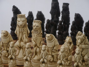 Berkeley Chess Reynard The Fox (Brown) Chessmen pieces (BC2015)