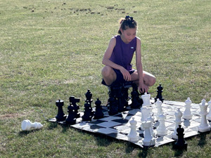 Giant Chess 30cm Garden / Outdoor Chess Set