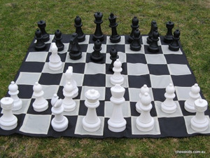COMBO Garden Chess and Checkers 30cm Outdoor set COMBO Garden Chess and Checkers 30cm Outdoor set