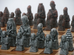 Berkeley Chess Egyptian (Metal) Chessmen pieces (B42004) Berkeley Chess Egyptian (Metal) Chessmen pieces (B42004)