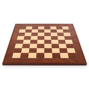 Mahogany and Sycamore Chessboard Deluxe Mahogany and Sycamore Chessboard Deluxe