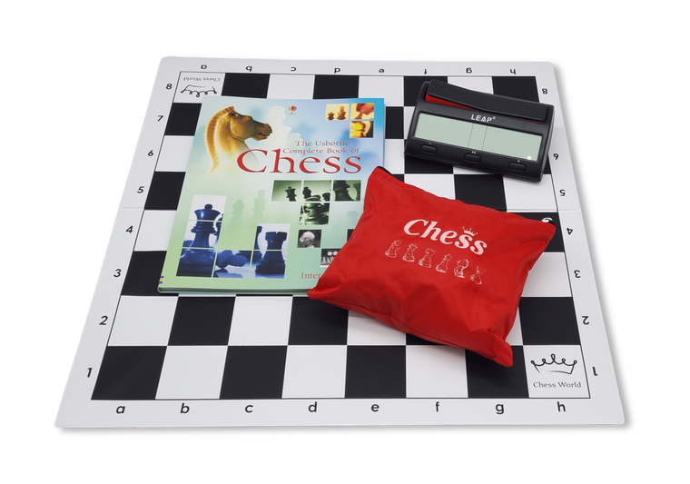Ultimate Chess Starter Pack: Chessboard, Chess pieces, Chess Clocks, Chess Book