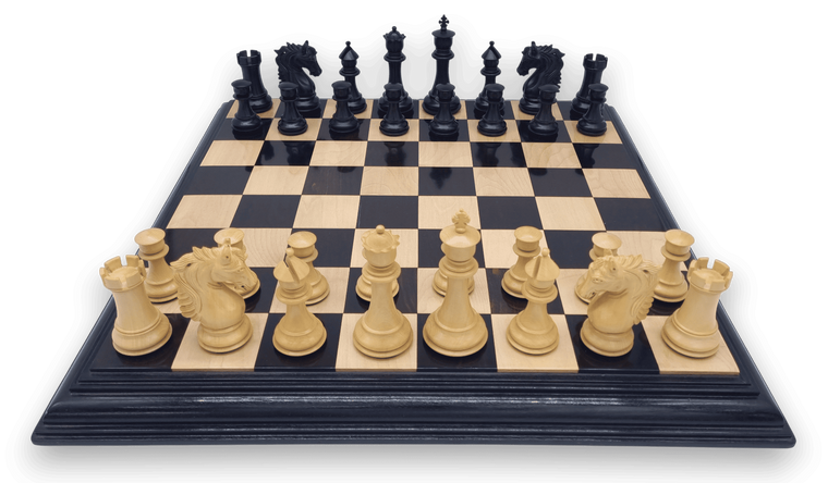Prague Prestige Chess Set - front view