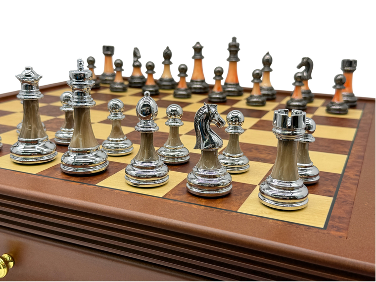 Segreto Grande Drawers Chess Set - pieces